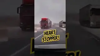 Close Call – Truck Almost Head-On! 😱🚛 