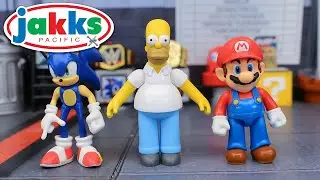 UPDATE! NEW Jakks Pacific Figures Revealed! The Simpsons, Mario, And Sonic!