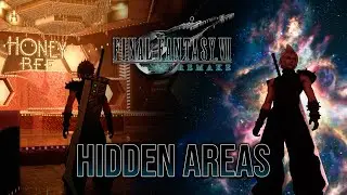 FINAL FANTASY VII REMAKE - Exploring maps from CUTSCENES! [Hidden Areas]