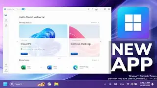 New Windows App in Windows 11 23H2