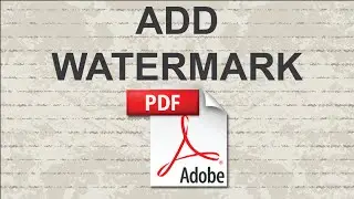 Add watermark to PDF