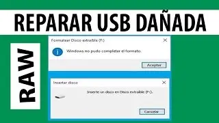 How to repair damaged USB (RAW file system)