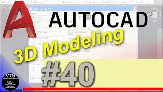 AutoCad 3d Modeling 40 ( Offset Faces )
