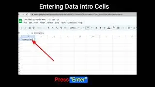 Google Sheets | Basics | Entering data into a cell