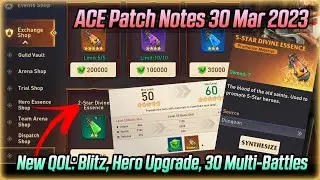 Blitz, Hero Upgrade, 30 Multi-Battles! 30 Mar 2023 Patch Notes | Awaken Chaos Era Guide