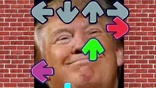 Friday Night Funkin but Trump Will Build A Wall