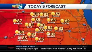 Iowa weather: Nearly perfect conditions for college football Saturday, Labor Day