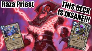 THIS DECK IS CRACKED!!! | Raza Priest | Fractured in Alterac Valley | Wild Hearthstone