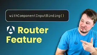 Component Input Binding in Angular Router