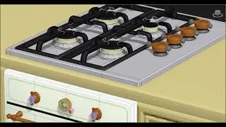 3ds max варочная панель. Часть 5. Ручки-регуляторы