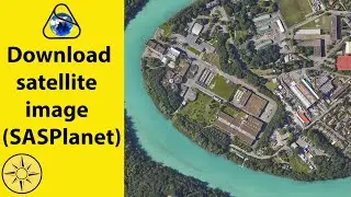 Download high resolution satellite image using SASPlanet