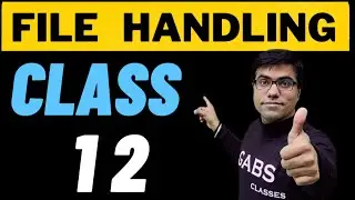 File handling class 12 python | file handling in python | file handling in python class 12 playlist