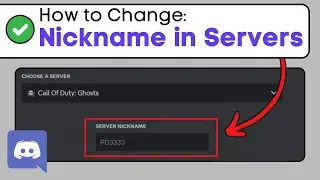 How To Change Nickname For Different Discord Servers