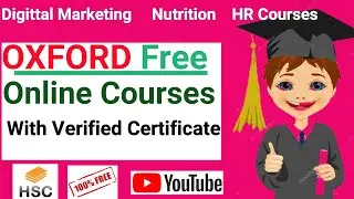 Oxford Free Online Courses With Free Certificate | All Field Available | Home study courses |