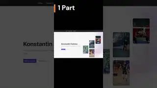 Website creation timelapse. First part 
