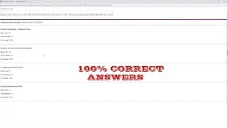 CCNA ll SRWE MODULES 7 -9 AVAILABLE AND RELIABLE NETWORKS  EXAM ANSWERS