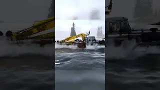 УРАЛ 4320 ПРОЕЗЖАЕТ БРОД ЧУТЬ НЕ УТОНУЛ 