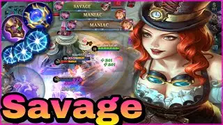 SAVAGE!!! - TOP GLOBAL ALICE FULL GAMEPLAY | ALICE BEST BUILD 2021 | ALICE MOBILE LEGENDS