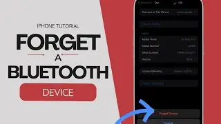 How To Forget A Bluetooth Device On iPhone - Disconnect Completely