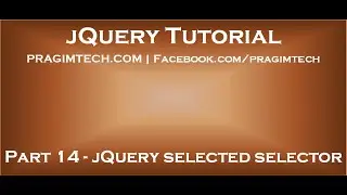 jQuery selected selector