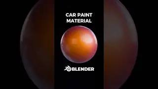 Car paint material in Blender 🚗