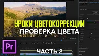 Уроки цветокоррекции природы в Adobe Premiere Pro – Проверка цвета в панели Lumetri – Часть #2