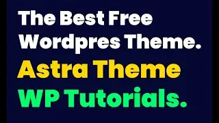 How to install WordPress Astra theme & Import demo data using starter Sites Plugin | Video Tutorial