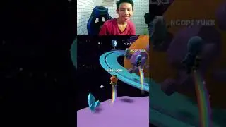 STUMBLE GUYS TAPI GA BOLEH KENA WARNA UNGU DI MAP SPACE RACE #shorts #stumbleguys