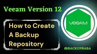 How to create a Backup repository in Veeam version 12 || veeam backup and replication tutorial