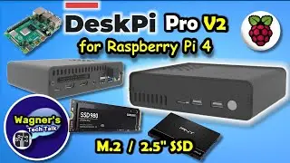 DeskPi Pro v2 Raspberry Pi 4 Desktop Case Setup and Review