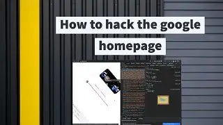 How to hack google homepage