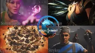 MORTAL KOMBAT 1 - All Kameo FATALITY (Kombat Pack 1 INCLUDED)