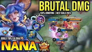 NANA BEST BUILD 2024 | BUILD TOP GLOBAL NANA GAMEPLAY | MOBILE LEGENDS✓