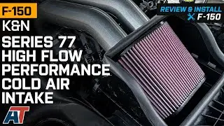 2015-2023 F-150 K&N Series 77 High Flow Performance Cold Air Intake Review & Install