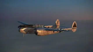 Эпичный ролик про самолёт  P-38J-25 / Epic video about the aircraft P-38J-25