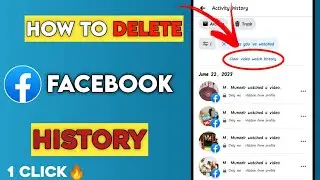 How to delete facebook history 2023 ||Facebook history ko kaise delete kare || multi mart