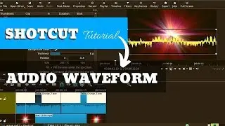 Audio Waveform Visualization |Shotcut Video Editor Tutorial #11