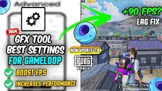 Gameloop Lag Fix Using GFX Tool  | PUBG Mobile Emulator 3.0 Update | LOW END PC | 2024