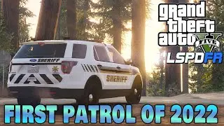 GTA 5 LSPDFR | First Patrol of 2022 with New Mods | New Map Features | GTA 5 LSPDFR Ep.899