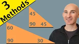 Special Right Triangles 30-60-90 & 45-45-90 (3 Easy Methods Explained)