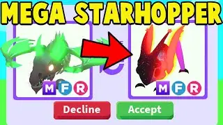 Trading for MEGA STARHOPPER in Adopt Me!