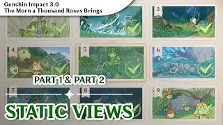 Hidden Treasure Dig Locations | Aranyaka Mysterious Clipboard | Static Views | Genshin Impact 3.0