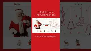 Responsive Christmas Website | #shorts