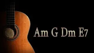 Slow Rumba Flamenco Spanish Guitar Backing Track Am (A Minor)
