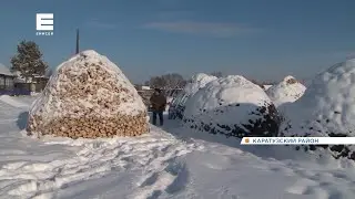 Поленницы как искусство.