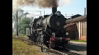 Паровоз ТЭ-3162 в Москве / TE-3162 steam loco in Moscow / Dampflok Baureihe 52 3162 in Moskau [2006]