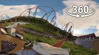 VR 8k Roller coaster POV 360°