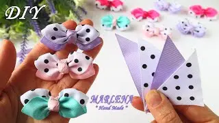 Minimum material and time! ✨ DIY baby bows