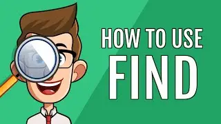 How to use the FIND function in Excel