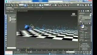 Creating a flowing water using particle system in Autodesk 3ds max